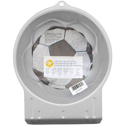 Molde Wilton de Aluminio para Hornear Balón de Fútbol