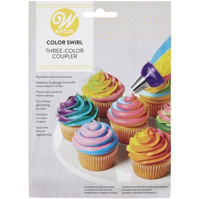 Adaptador Tricolor Wilton ColorSwirl - Decoração Fácil!