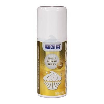 Spray Lustre Ouro Comestível PME 100ml - Brilho Perfeito