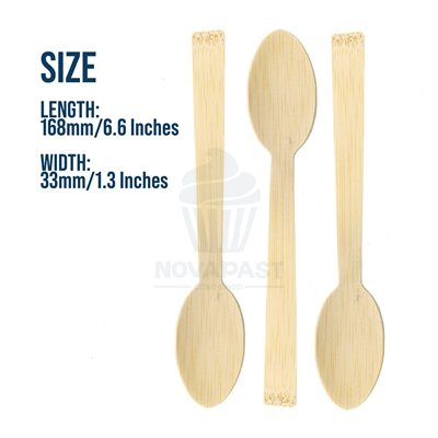 PME SET OF 30 ECO BAMBOO SPOONS: Quality and Sustainability