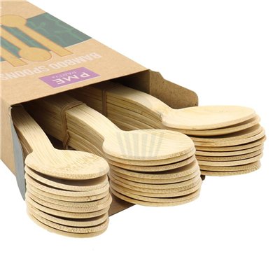 Conjunto de 30 Colheres Bamboo Eco de Alta Qualidade