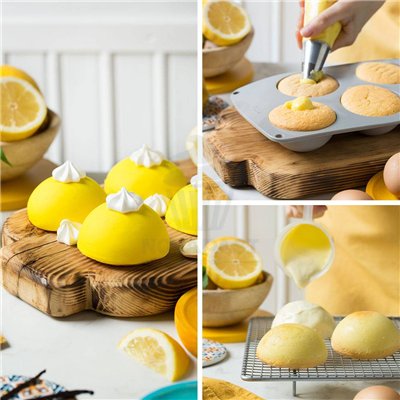 Moule Silicone Demi-Sphères 80x40mm - Décoration Parfaite