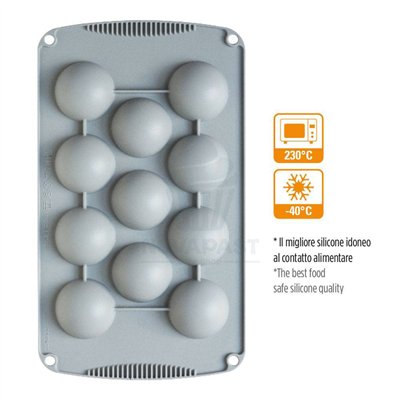 Moule Silicone Demi-Sphères 50x25mm - Décoration Parfaite