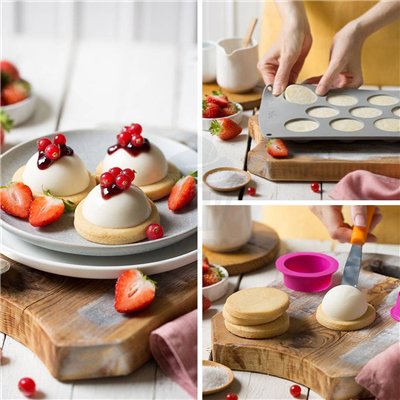 Molde de Silicone Semiesferas: Crie Doces Perfeitos!