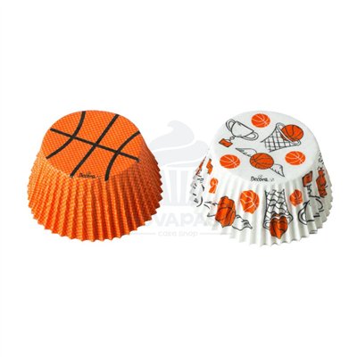 DECORA Set of 36 Basket Paper Capsules 50x32 mm