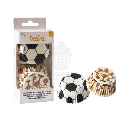 Capsules de Papier Football 36pcs 50x32mm