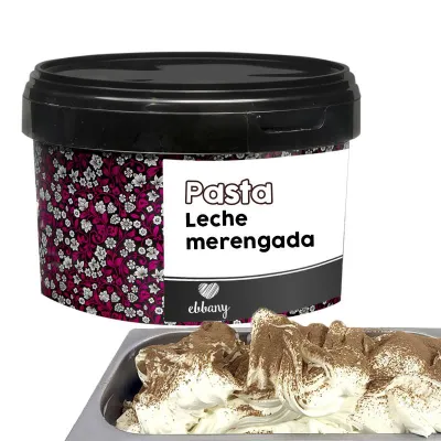 "EBBANY Bote 3kg: Deliciosa Pasta de Leche Merengada para Repostería"