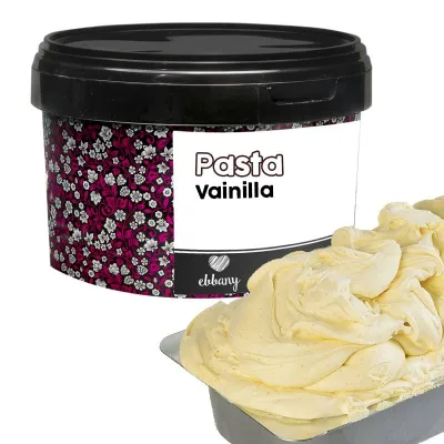 "EBBANY Bote 3kg: Pasta de Vainilla Premium para Repostería Exquisita"
