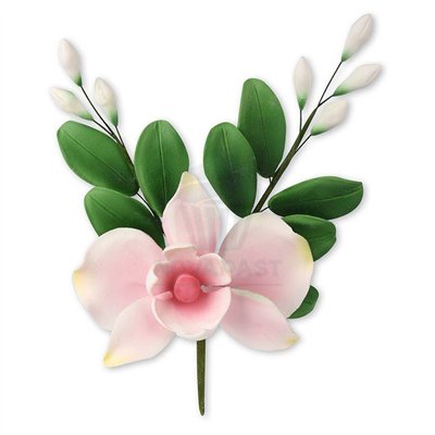 Orquídeas e Rosa Perfumadas: Elegância em Confeitaria