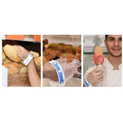 Multi-use Kit Modecor: Gloves and Base for Pastry