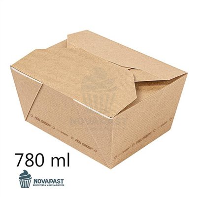 Cajas Kraft 780ml: Ideal para Repostería y Pastelería