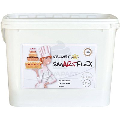 White Vanilla Fondant SMARTFLEX 10 KG: Ideal for Pastry