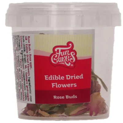 FUNCAKES EDIBLE DRIED ROSE BUDS FLOWERS