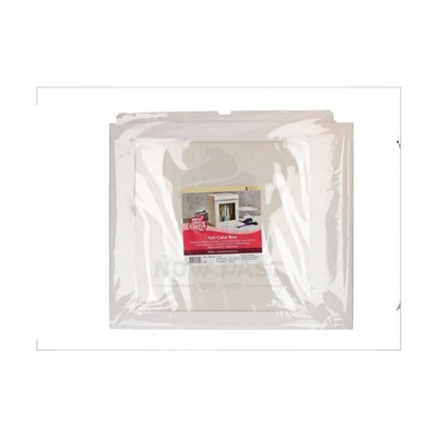 Boîte FunCakes avec fenêtre 30x30x34,5 cm - Élégance blanche