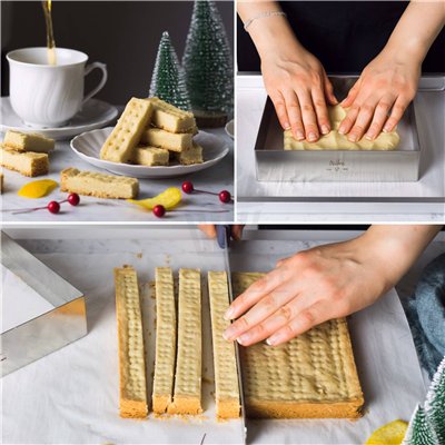 Stainless Steel Mold/Ring 28x28x6 cm - Precision and Quality