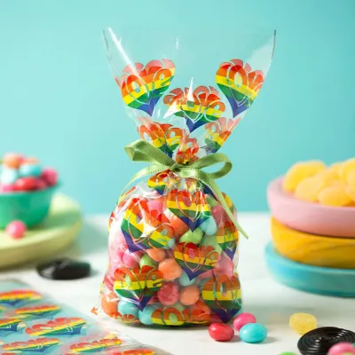 DECORA SET OF 20 LOVE CANDY BAGS 13X24+3CM