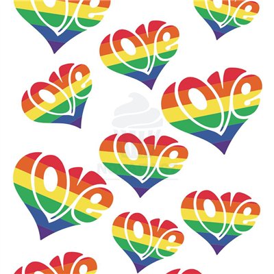 Love Candy Bags 13x24+3cm - Set of 20 Decorative