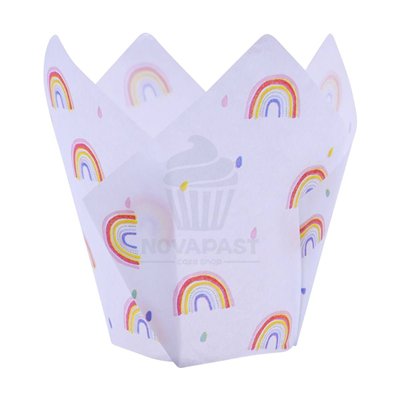 Moldes Tulipa Rainbow: Crie Doces Coloridos e Únicos!