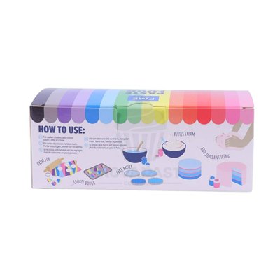 PME Set of 8 Paste Food Colors 8x25g - Vibrant Colors