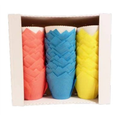 Surtido 200 Tulip Cups Colores para Muffins Perfectos