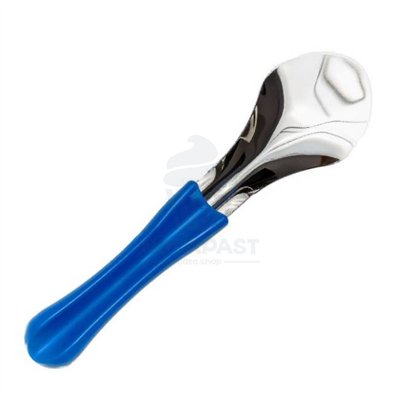 Espátula Trix Azul 26cm - Aço Inox para Sorveteria