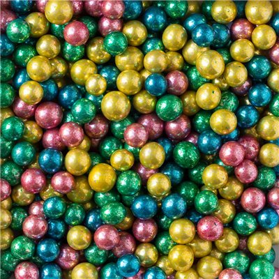 Perles Maxi Couleurs 7mm - Décoration Gourmande 100g