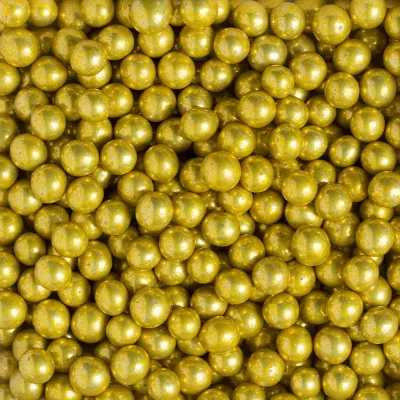 "Perlas Maxi Oro de 7mm - Decora tu Pastelería con Bote de 100gr"