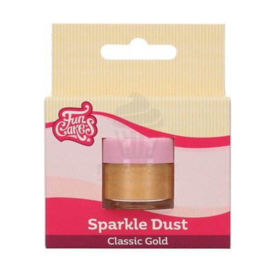 Poudre Scintillante Or Classique FunCakes - Éclat Sublime