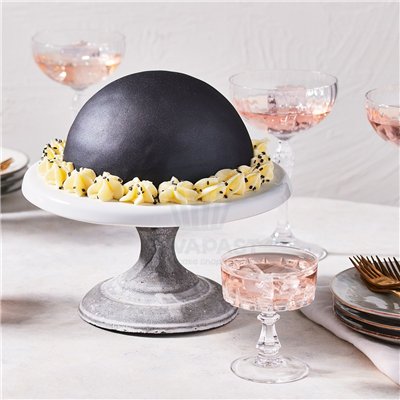 FUNCAKES Spray Comestible Metálico Negro 100 ml - Brillo Perfecto