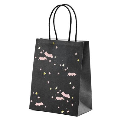"Set de 6 Bolsas de Regalo PartyDeco con Diseño de Murciélagos"