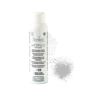 Spray Métallique Argent 150ml - Éclat Sans E171