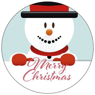 Decoración navideña: Set de 12 toppers de azúcar Modecor