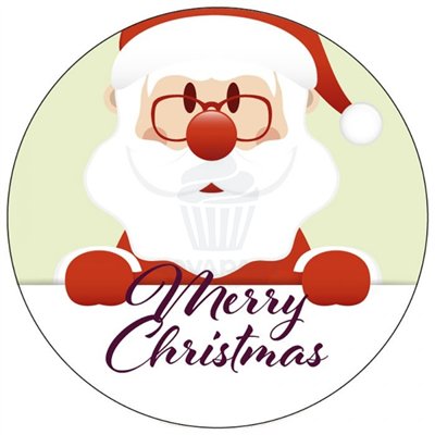 Decoración navideña: Set de 12 toppers de azúcar Modecor