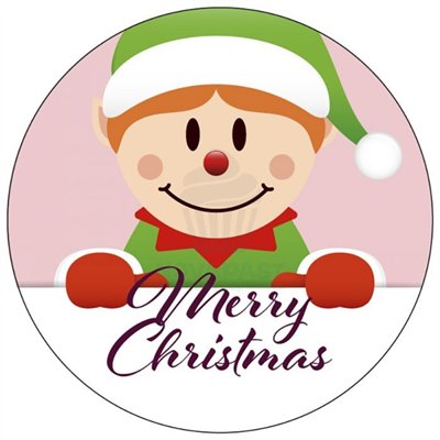 Toppers de Açúcar Natalinos - Conjunto com 12 Peças