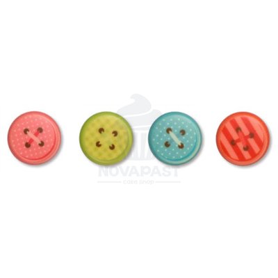 Boutons de chocolat pur Modecor - Set de 144 pièces