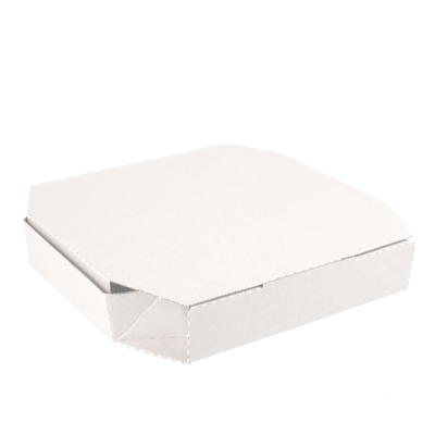 "Caja Octogonal Microcanal Blanca 32x32x3,8 cm - Ideal para Pastelería y Panadería"