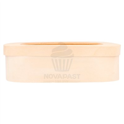 Tabuleiro de Madeira Natural para Macarons 18x13cm