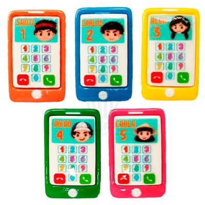 Figuras Natalinas 2D 30mm para Roscon - Conjunto 5 Peças