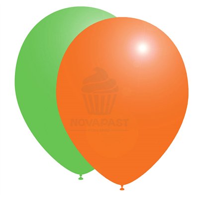 Globos de Látex 25cm - Pacote com 100 Unidades Sortidas