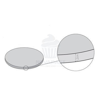 Base carrée 35x35 cm pour tartes parfaites