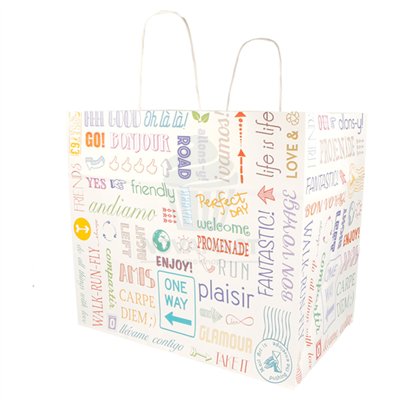 White Parole Bags 32x28.5+21cm: Elegance and Function
