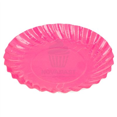 GDP Set de 200 Platillos 8,8cm Cartón Fucsia Elegante