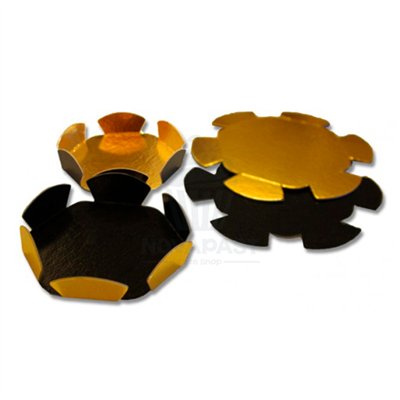 Elegance in every dessert: GDP Set 200 Gold/Black Stands