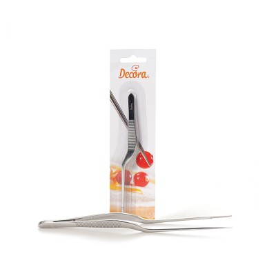 DECORA STAINLESS STEEL SERVING TONGS 14 CMS (UNIT)