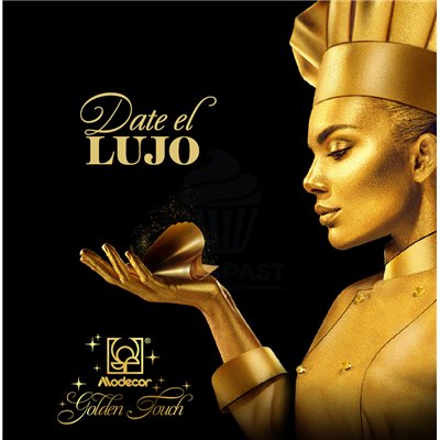 "Láminas de Oro Comestible MODECOR GOLDEN TOUCH - 45 Unidades"