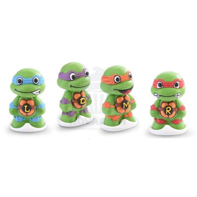 Figurines Tortues Fille Gélifiées - Set de 24
