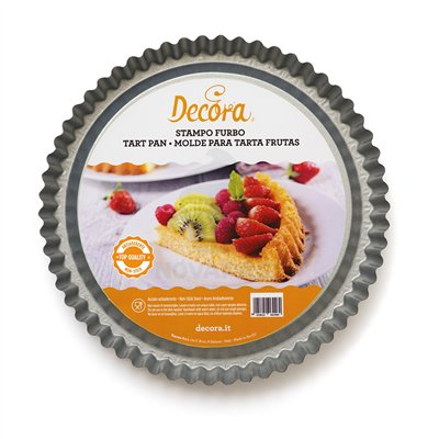 Molde Redondo Rizado 24x3cm para Tartas de Frutas