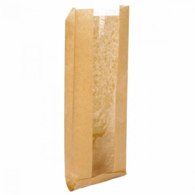 CUSTOMIZED KRAFT PAPER BAGS WITH WINDOW BOX OF 1,000 UNITS