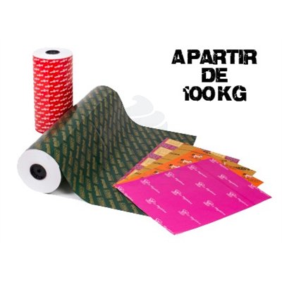 Bobines de papier personnalisées avec fond unique