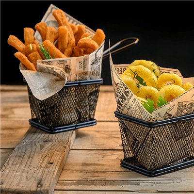 Papier personnalisé pour fast-food - Boîte de 1000 unités